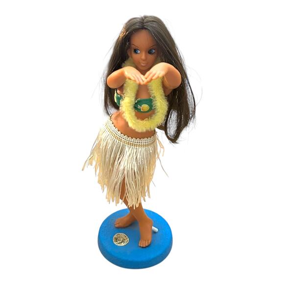 Vintage Aloha Hawaii Hula Girl 11 inch tall Statue Figurine - Picture 1 of 8
